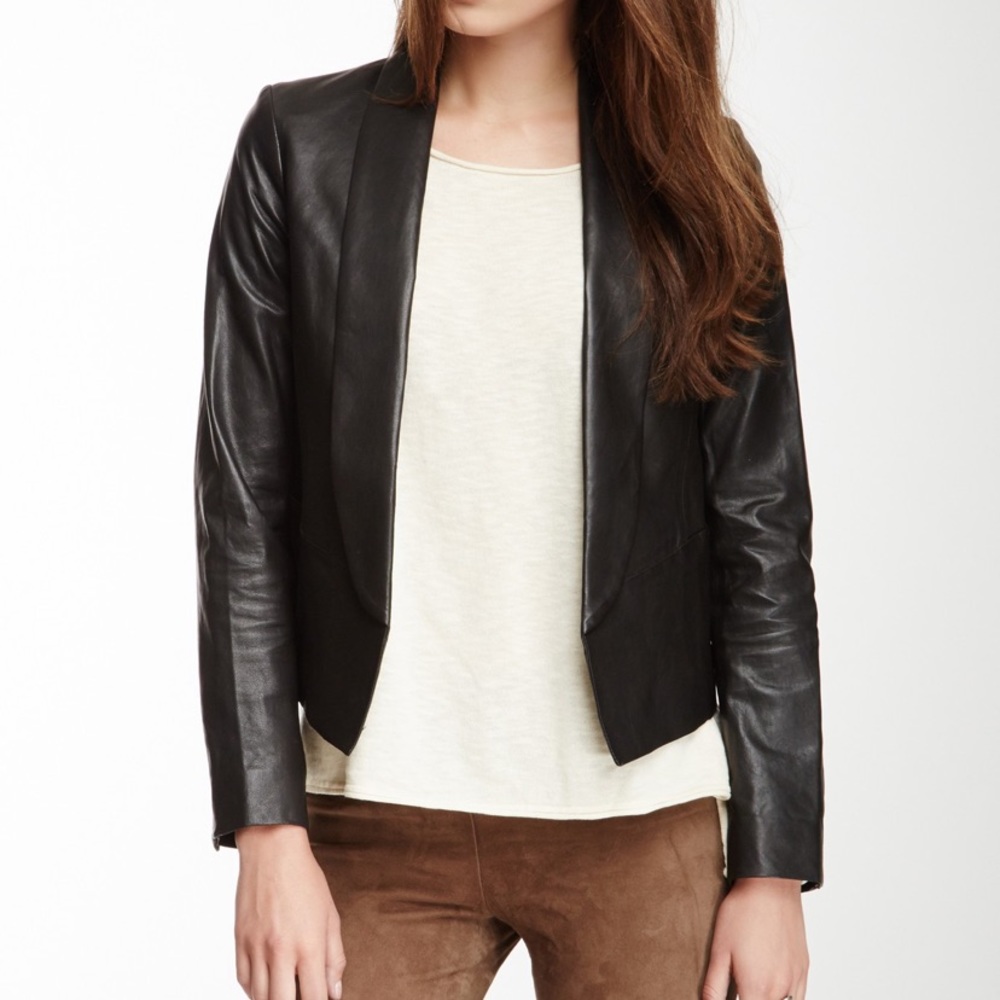 Vince Leather Jacket - like new!